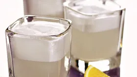 Лимонный сорбет с водкой