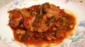Рецепты с курятиной, соусами и горохом