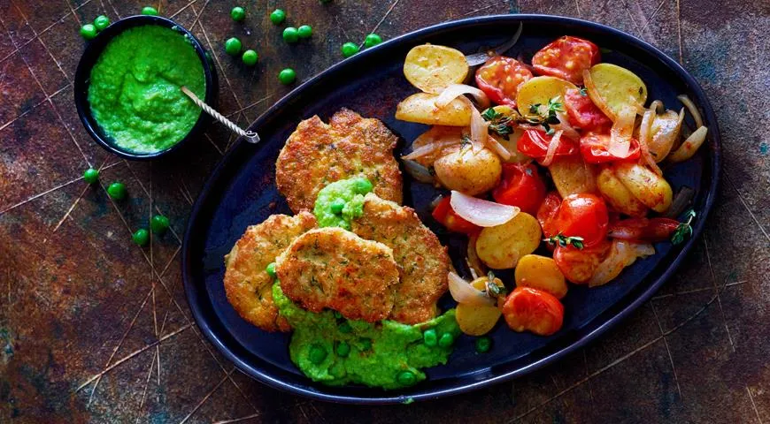 Рецепт битков из камбалы и кефали (можно использовать лобана)