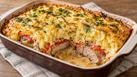 Мясо под одеялом