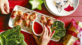 Рецепты с беконом, соусами и птицей