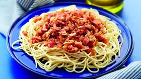 Рецепты на ужин с соусами и беконом