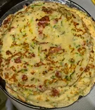 Кабачковые блины с беконом