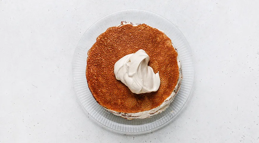 Блинный торт «Тирамису»