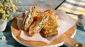 Рецепты с маслом растительным, лавашем и кинзой