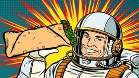 Космонавты мечтают о лепешках