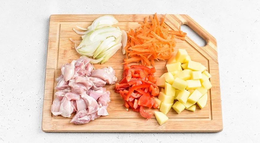 Штрудли с картофелем и курицей