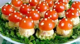 Рецепты с яйцом, черри и огурцом