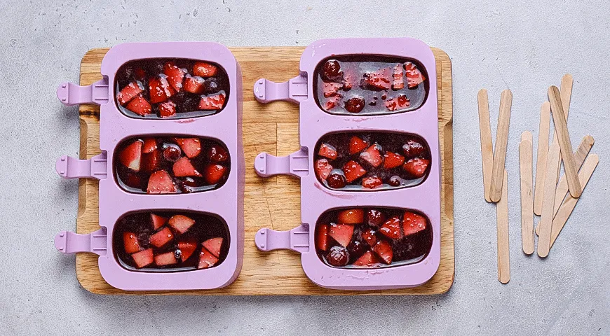 Эскимо «Вишнево-персиковая сангрия»