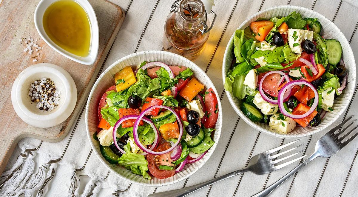 Рецепт ПП-греческого салата