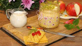 Сливочный паштет с курицей и овощами