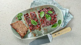 Постная запеканка с грибами и чечевицей