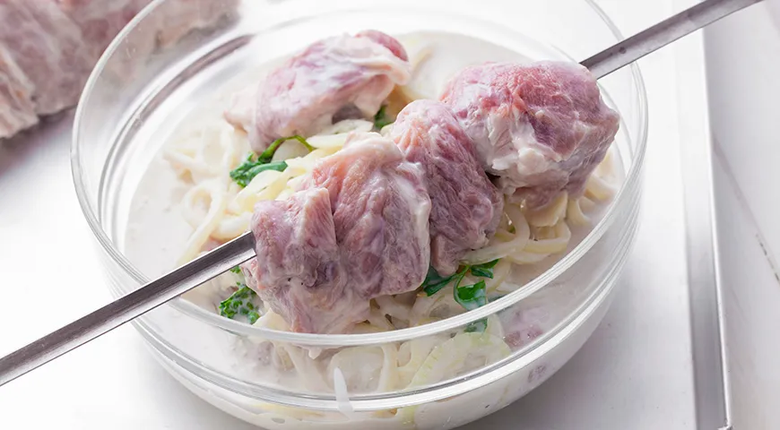 Базовый рецепт маринования свинины в кефире