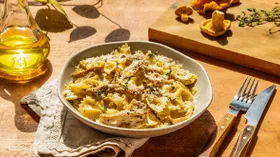 Рецепты с твёрдыми сырами и лисичкой