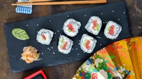 Рецепты с рыбой, огурцом и нори