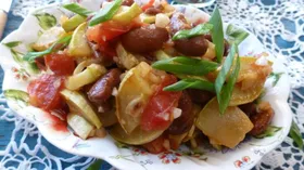 Рецепты на ужин с бобовыми и кабачком