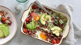 Запеканка с бобовыми