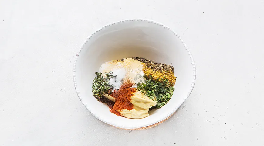 Запеченная грудка индейки с картофелем