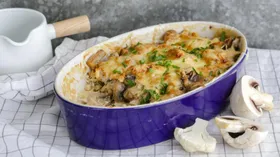 Рецепты с грибами, сырами и цветной капустой