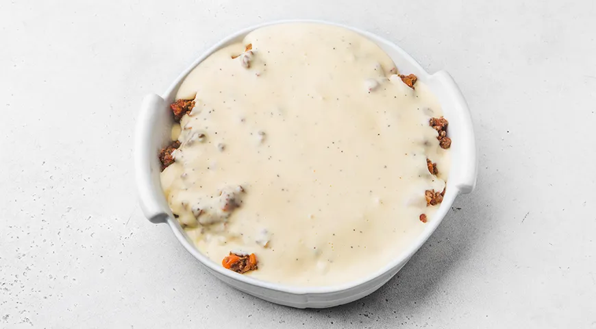 Цветная капуста в духовке с фаршем и сыром