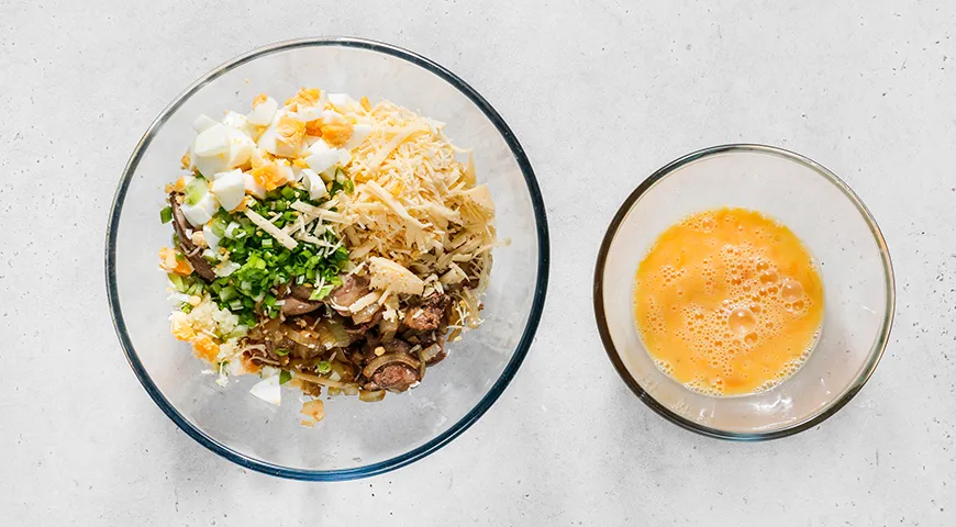 Запеканка с куриной печенью