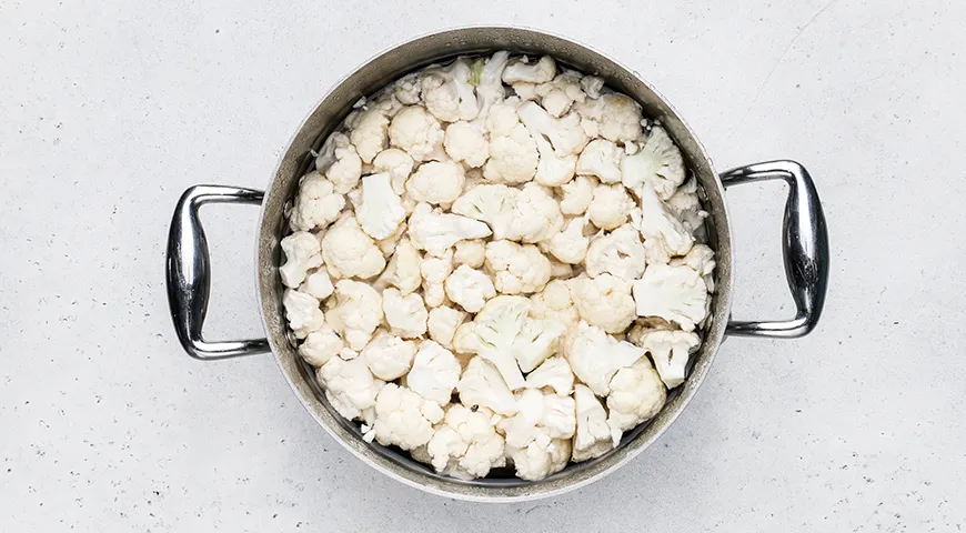 Цветная капуста в сметанном соусе