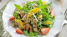 Рецепты с овощами, клубникой и апельсином
