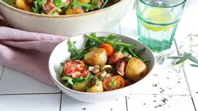 Картофельный салат с шампиньонами