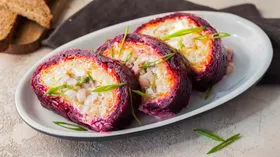 Рецепты на праздничный стол с яйцом куриным и свёклой