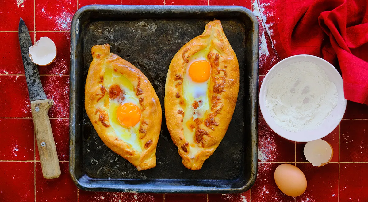 Рецепт хачапури по-аджарски в духовке