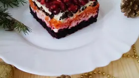 Салат со свеклой, морковью и гранатом