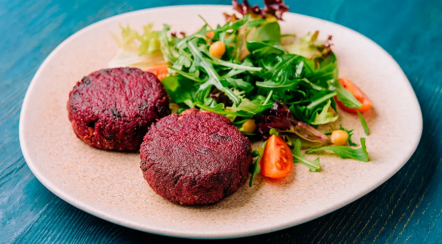 Свекольные котлеты