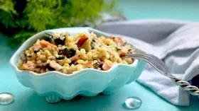 Рецепты с молочной продукцией, шпинатом и лососем