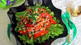 Рецепты с кунжутом, сладким перцем и бобовыми