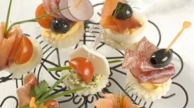 Холодные закуски с кинзой