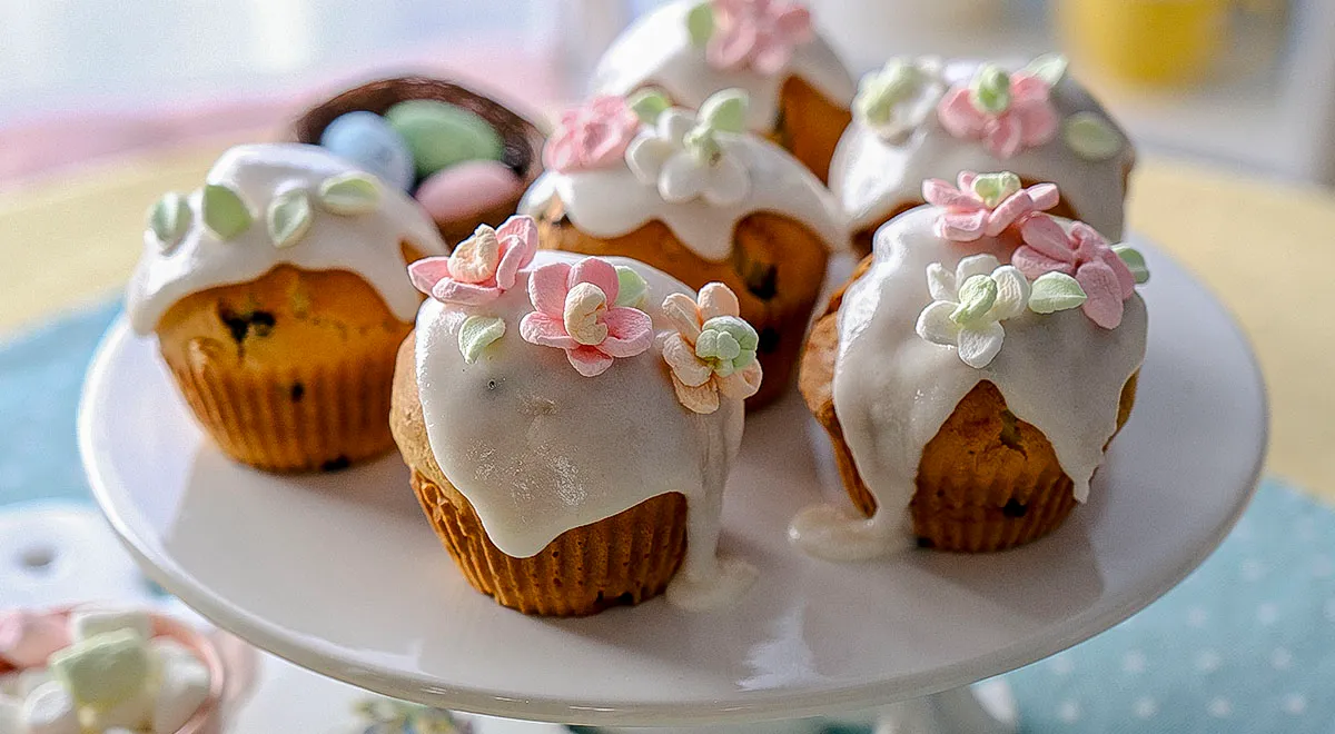 Цветы из маршмеллоу