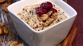 Рецепты с молоком, крупой и грецким орехом