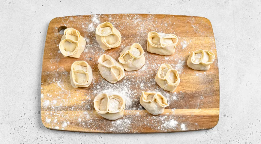 Манты на сковороде