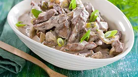 Рецепты с кисломолочными продуктами, молоком и субпродуктами