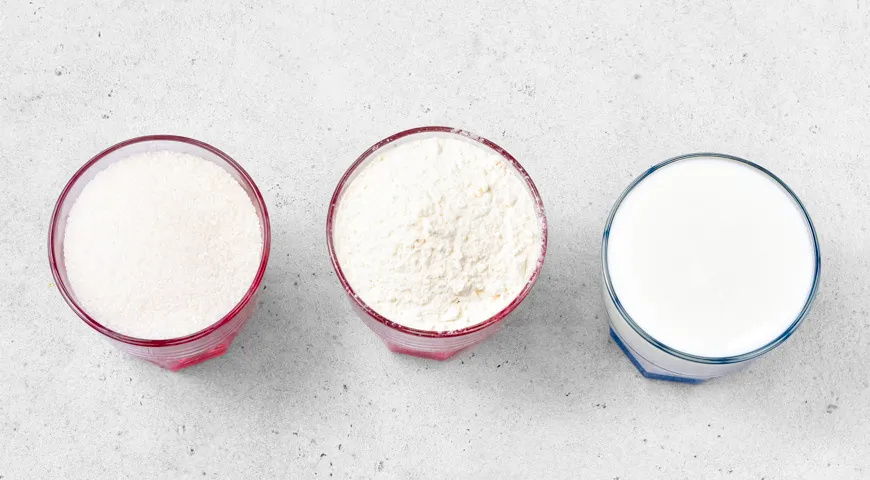 Торт Три стакана со сметанным кремом