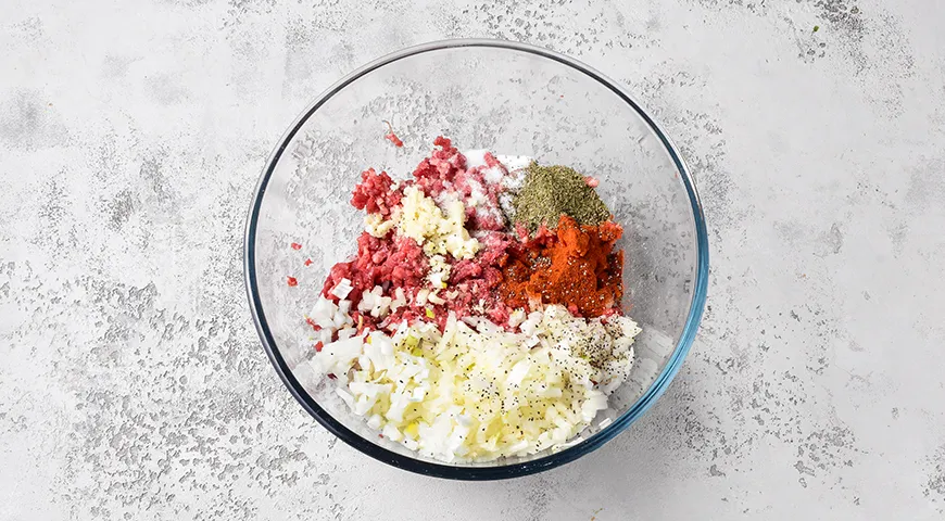 Пирог с фаршем и картошкой в духовке