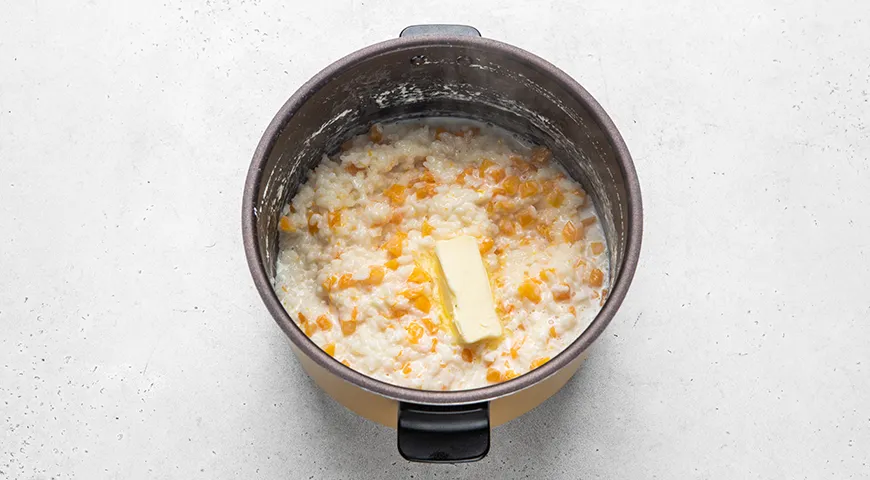 Рисовая каша с тыквой в мультиварке