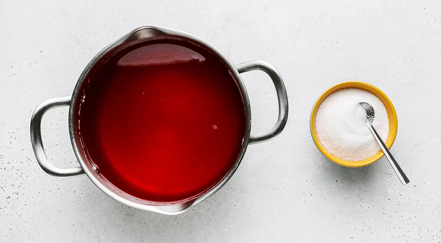 Компот из яблок и клюквы