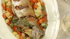 Простые рецепты с овощами и форелью