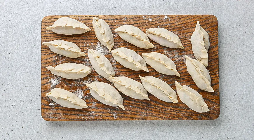 Дамлинги со свининой и креветками