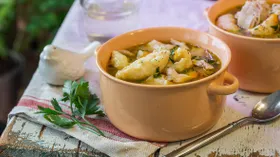 Блюдо из теста с птицей: рецепты с фото