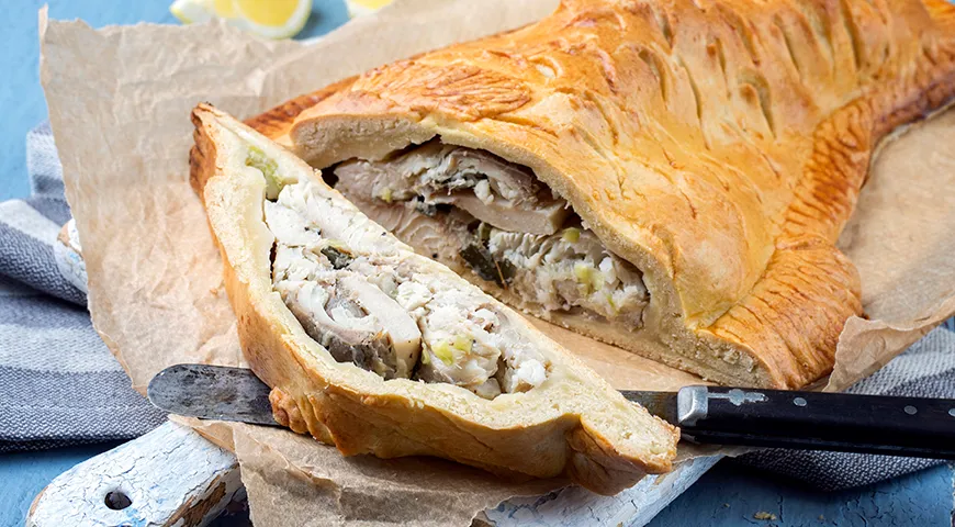 Пирог с сайдой