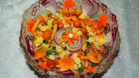 Рецепты с грибами, маслом растительным и орехами