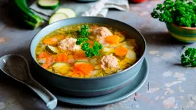 Тосканский суп с фрикадельками