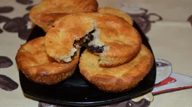 Творожные кексы с шоколадом